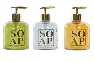 Dispenzer za sapun u boji 8*8*14 350ml