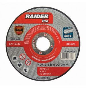 Ploča RDP za inox 125x1.0x22.2mm 1/25-PRO 160121