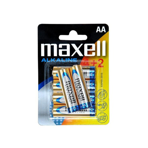 Baterije Maxell MXBLR066 AA blister 4+2