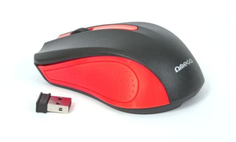 Mouse Omega OM0419R W crveni