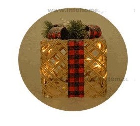 Dekorativna kutija 26*24cm led