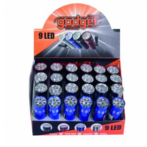 Baterijska lampa 9 led  1/24 pak BS 904601