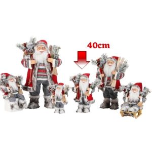 DEDA MRAZ 40CM CRVENI