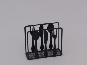 Stalak za salvete crni escajg