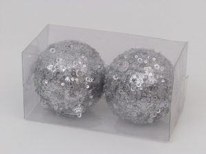 Novogodišnji ukras 1/2 srebro