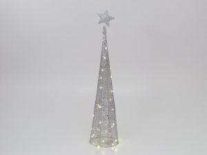 Novogodišnja kupa 90cm srebro