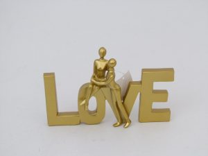 Dekoracija love zlatna