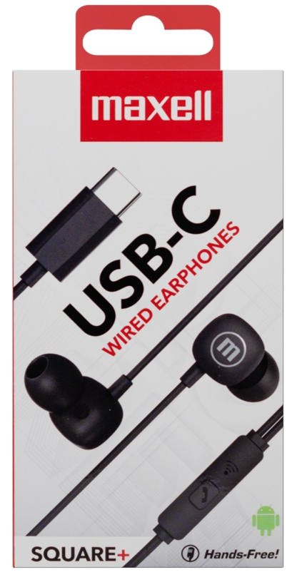 Slušalice Maxell MXSSQB MP3 USB-C crne