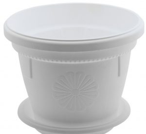 Saksija GERBER FI14 bela