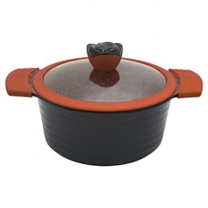 Šerpa Z-4318-F24 granit, crno/oranz