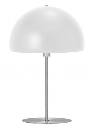 Lampa stona PTL2021W E27 25W bela metalna