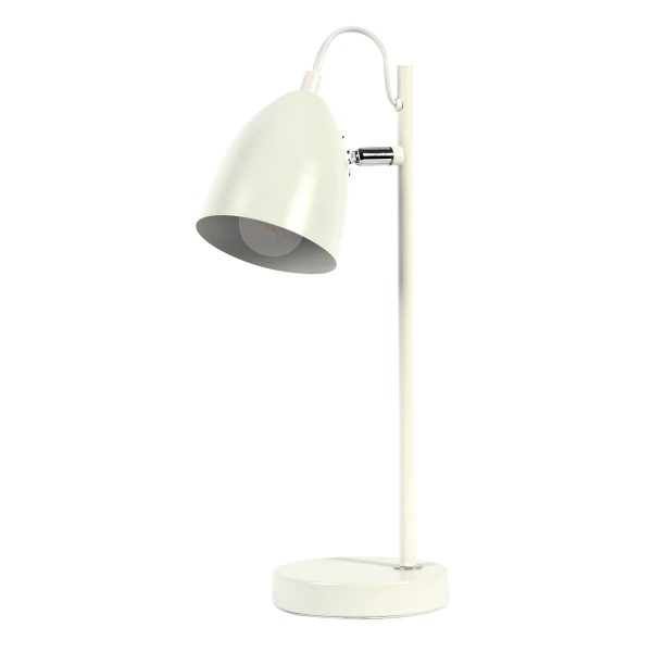Lampa stona PTL2537W E14 25W bela