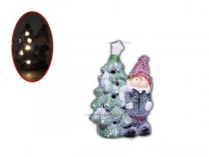 Dekorativni ukras dečak I dev.jelka set