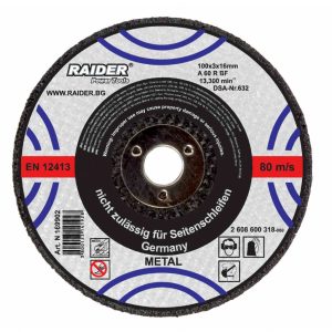 Rezna ploča za metal - ø100x3x16mm 169902