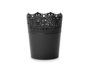 Saksija retro 2 fi14 crna kg