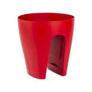 Saksija za ogradu juliet crvena