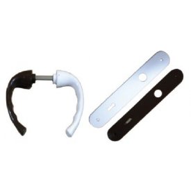 Kvaka braon PVC/K povijena ključ