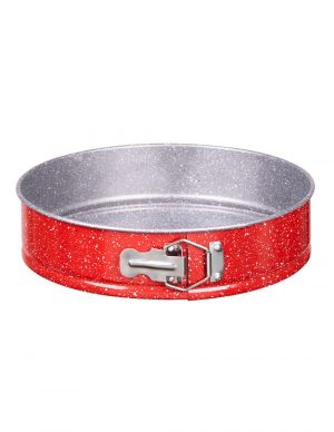 Kalup Voltz V51223RB26 za torte crveni Ø26x6,8 cm