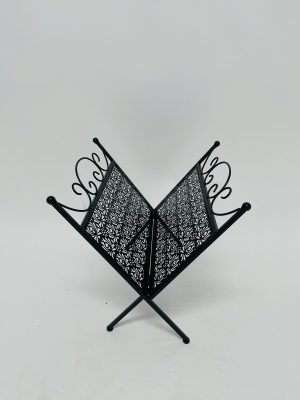 Stalak za novine crn