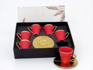 Set šolja 1/6 crvene