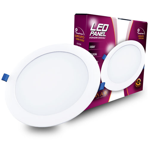 Led panel SF LUMUPO-18W 6500 ugrad.krug