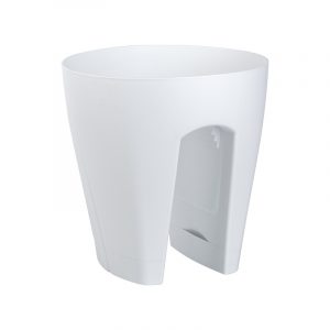 Saksija za ogradu JULIET bela