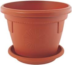 Saksija GERBER FI14 braon