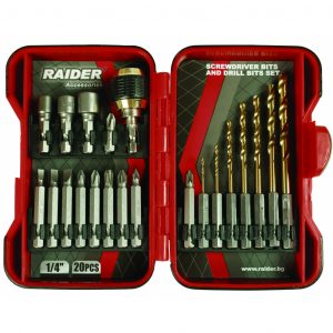 Komplet burgija i bitova 5kom 157797