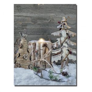 Slika na platnu sa led efektom