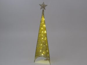 Novogodišnja piramida 180cm zlatna