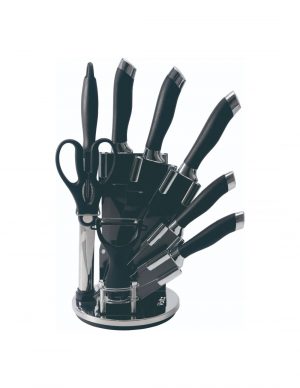 Noževi na stalku OV51633K9S+makaze+ljuštilica+oštrač