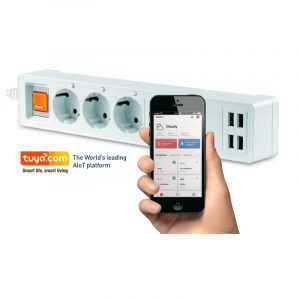 Adapter PSHS16AW 16A 4xUSB 3 utikača WI-FI