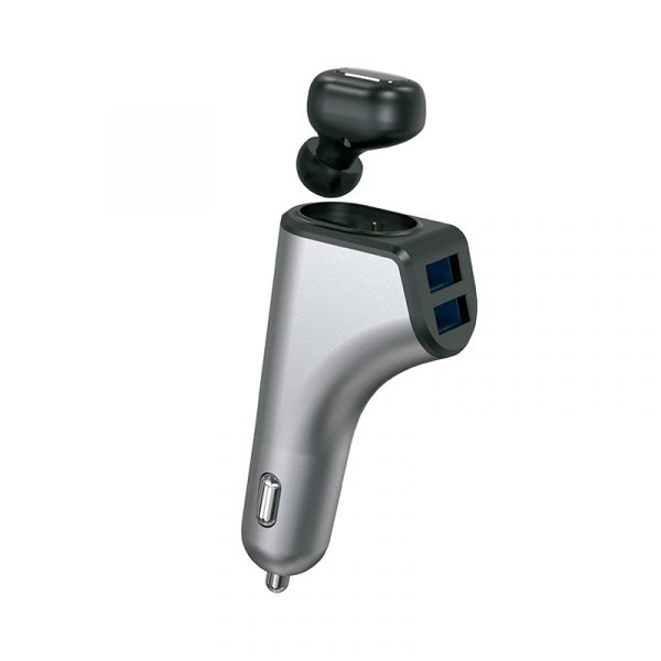 Punjač Platinet PLCRBT2 2 u 1 sa BT slušalicom