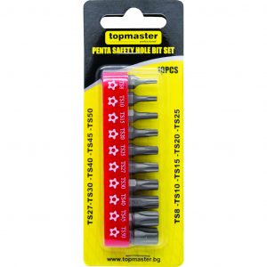Komplet bitova torex 1/4 10 kom TS8-50 330169