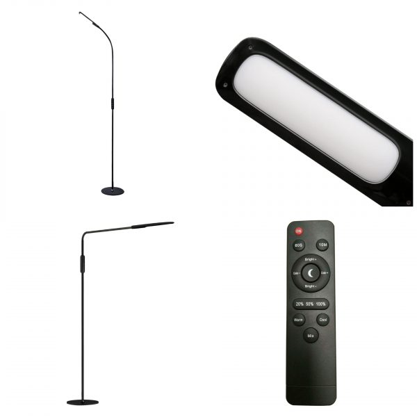 Lampa podna PFLU19AB 9W crna ***