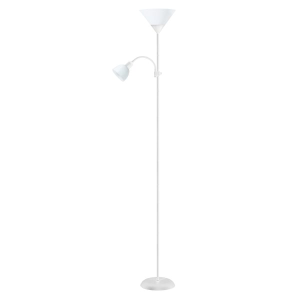Lampa podna PFLF066W bela E27 i E14