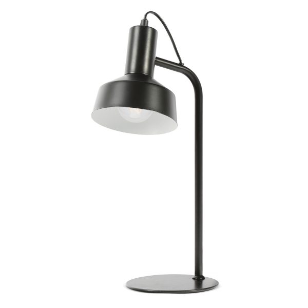Lampa stona PTL2542B E14 25W metal crna