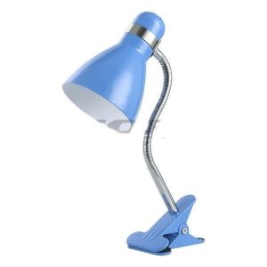 Lampa E27 FD7001-1TK štipaljka/ plava
