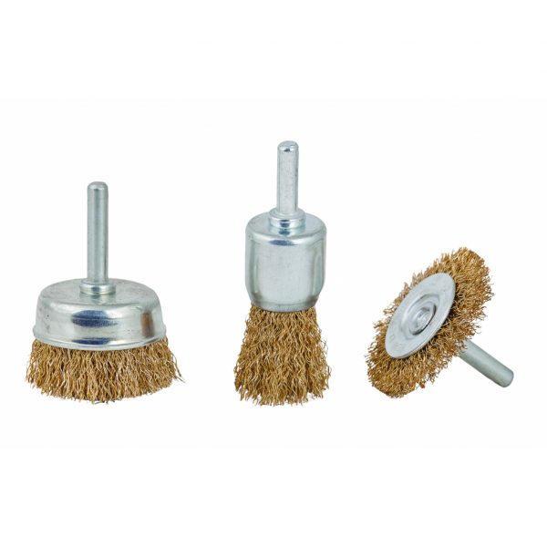 Četka RD mesing za bušilicu set 3kom 177101