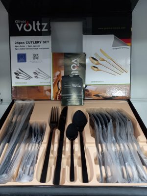 Kuhinjski pribor u setu 5OV51512AB24 crne boje