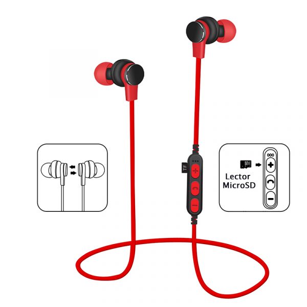 Slušalice Platinet PM1061R+micro SD+mic