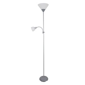 Lampa podna PFLF066GR siva E27 i E14