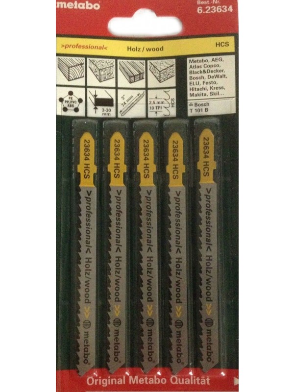 5 list ubodne testere 150mm/4