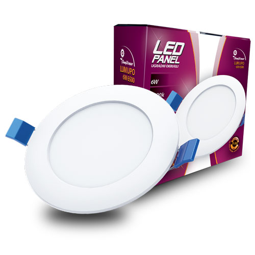 Led panel SF LUMUPO-6W 6500 ugrad.krug