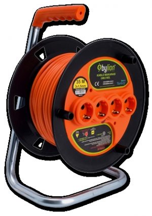 Motalica BL PMK 40315-F oranž 4 utična mesta-40m