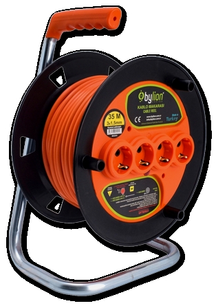 Motalica BL PMK 40315-F oranž 4 utična mesta-40m