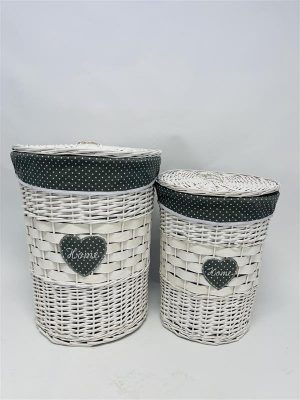 Korpa za veš bela manja