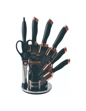 Noževi na stalku OV51633K9G+makaze+ljuštilica+oštrač