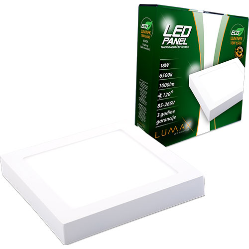 Led panel Lumax LUMNPK-18W 4000 EKO nad.kocka