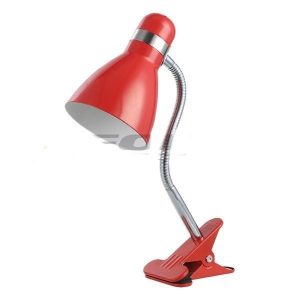 Lampa E27 FD7001-1TK štipaljka/crvena